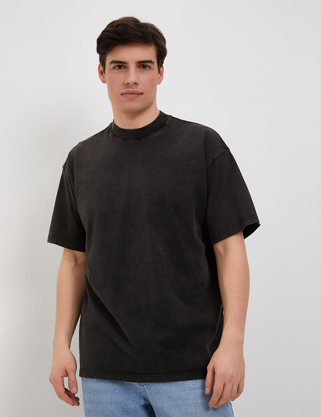 Темно-серая мужская футболка MASCOTTE 889-4118-2610 | ракурс 2