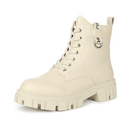 203-32WB-939SW Ботинки женские и.кожа/и.мех беж, INSTREET