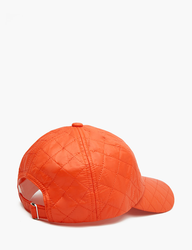 Оранжевая стеганая кепка MASCOTTE 746-2202-2413 | ракурс 5
