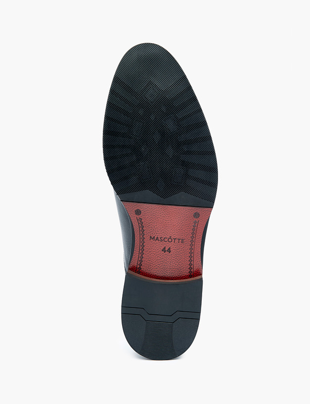 Черные мужские туфли из натуральной кожи MASCOTTE 175-311011-0102 | ракурс 6