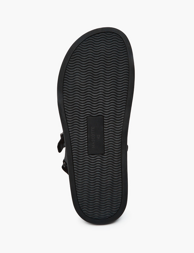 Черные мужские сандалии MASCOTTE 128-314561-0102 | ракурс 7