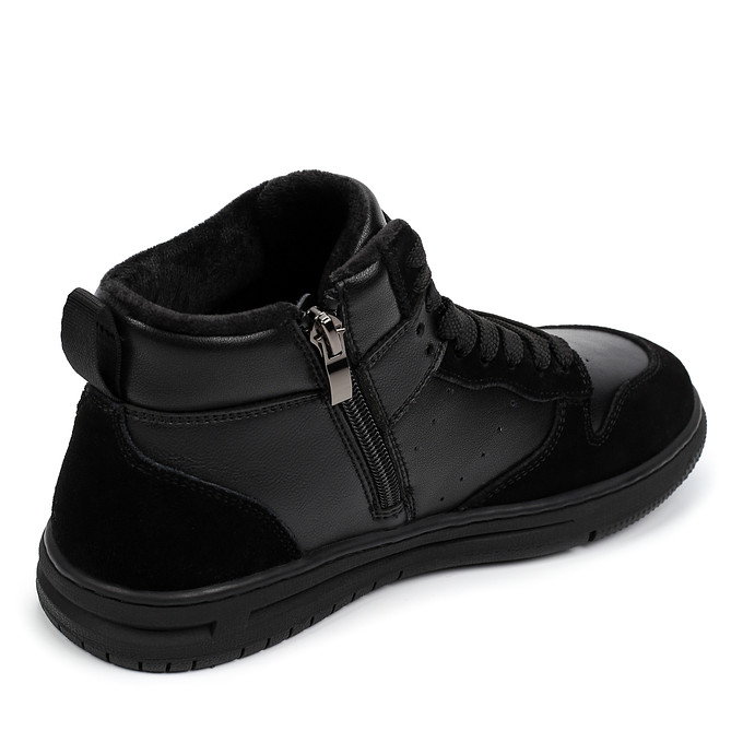 Черные детские ботинки для мальчиков MUNZ YOUNG