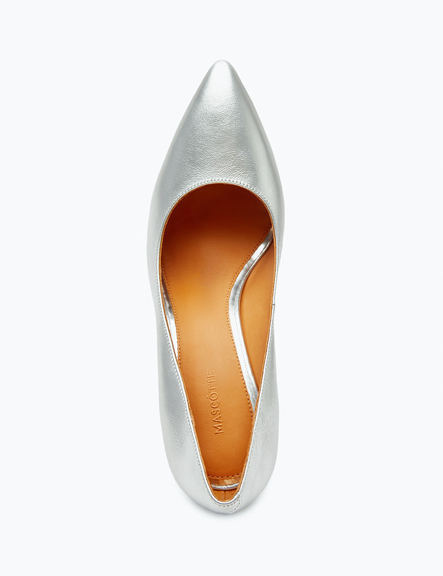 Серебристые женские туфли MASCOTTE 172-318711-0516 | ракурс 4