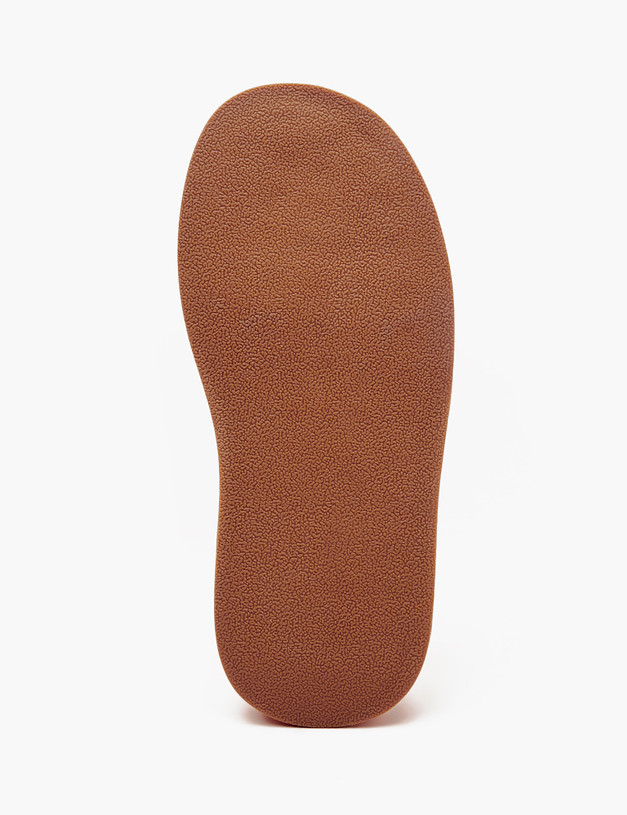 Оранжевые велюровые женские сандалии MASCOTTE 172-4121911-4641M | ракурс 5