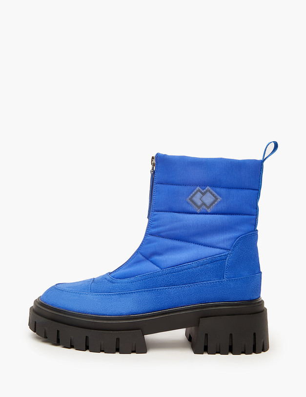 Синие женские зимние ботинки MASCOTTE 233-2265639-4629M | ракурс 1