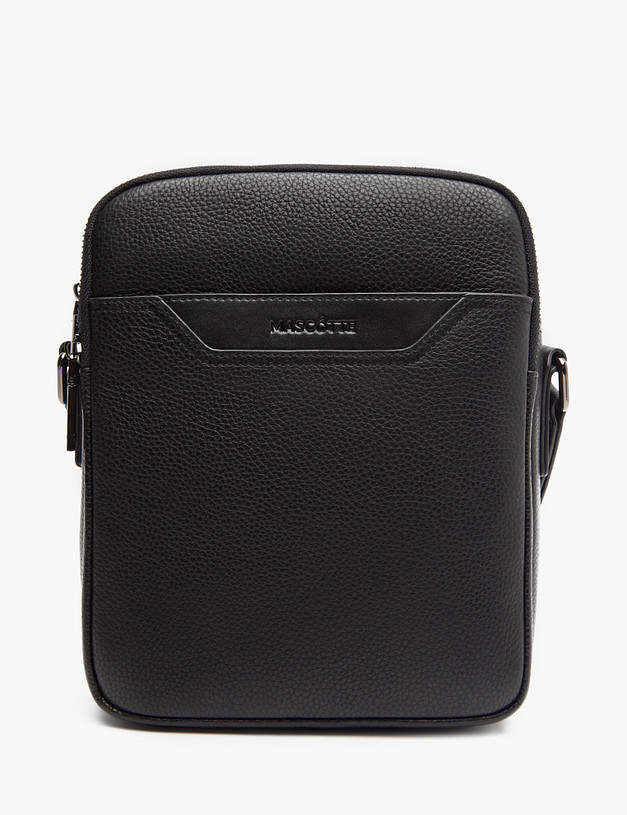 Черная мужская сумка-планшет MASCOTTE 604-3111-102 | ракурс 2