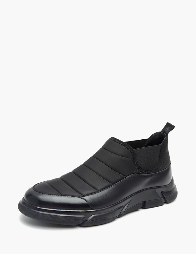 Черные мужские ботинки-дутики MASCOTTE 175-321421-0102 | ракурс 2