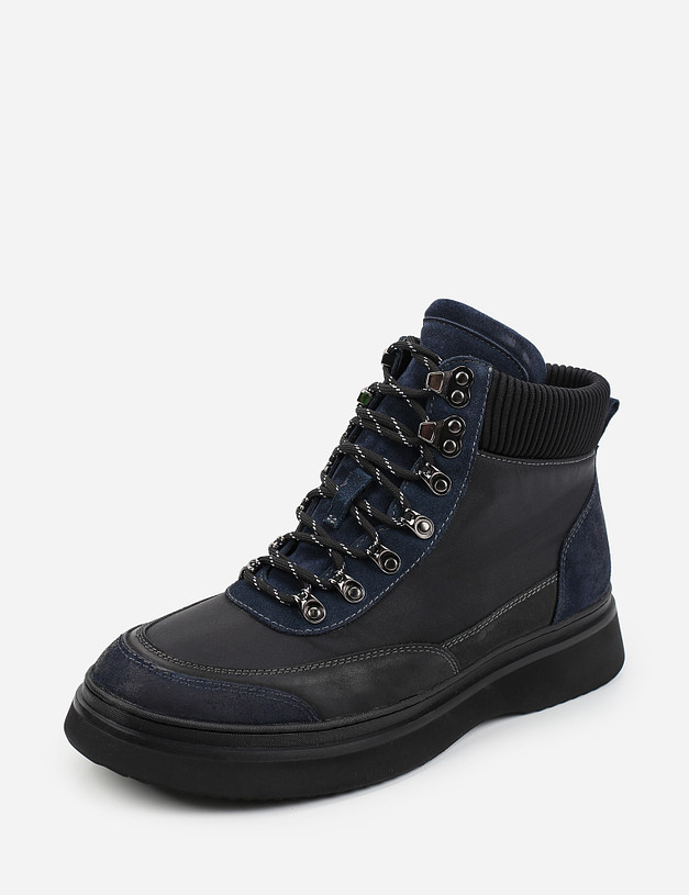 Темно-синие мужские ботинки MASCOTTE 22-1210621-3203M | ракурс 2