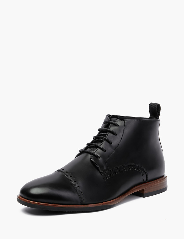 Черные мужские ботинки MASCOTTE 22-2232226-0102 | ракурс 2
