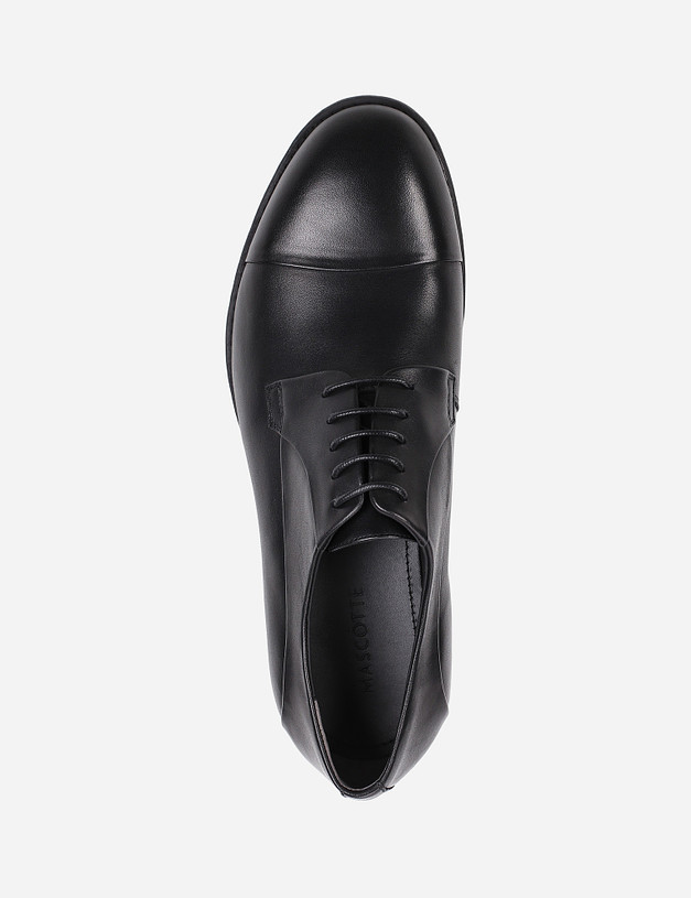 Черные мужские ботинки дерби MASCOTTE 128-020912-0102 | ракурс 5