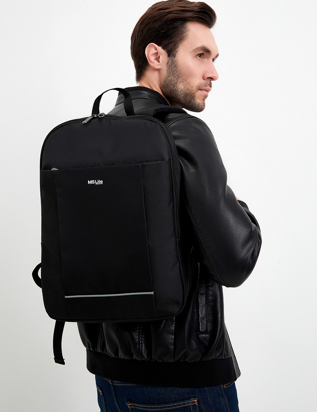 Черный мужской рюкзак MASCOTTE 665-3204-202 | ракурс 1