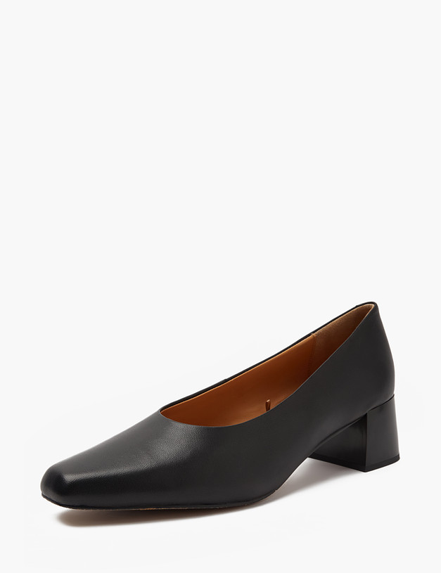 Черные кожаные женские туфли MASCOTTE 126-412111-3501M | ракурс 3