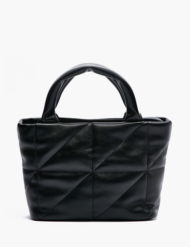 Черная стеганая женская сумка MASCOTTE 670-2207-602 | ракурс 2