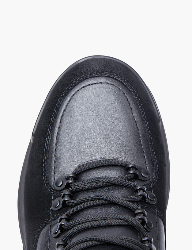 Черные мужские зимние ботинки-хайкеры MASCOTTE 22-3253333-3205M | ракурс 4