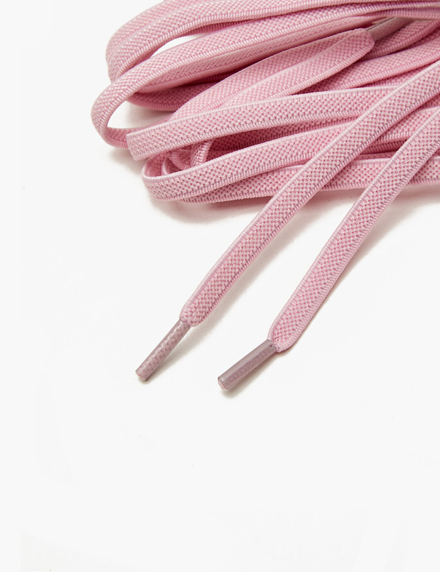 Розовые эластичные шнурки с фиксатором MASCOTTE 951-3201-2406 | ракурс 2