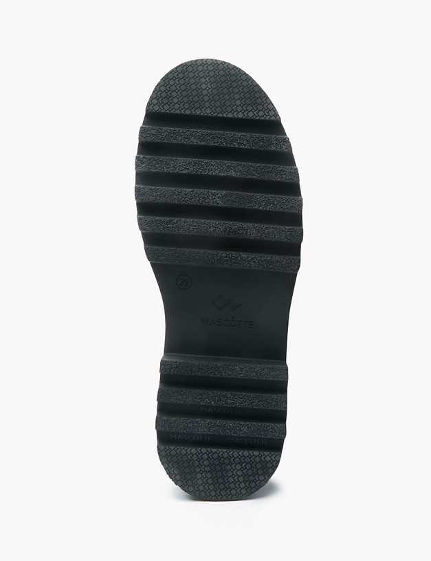 Оливковые женские ботинки в стиле гранж MASCOTTE 58-2260521-3115M | ракурс 6