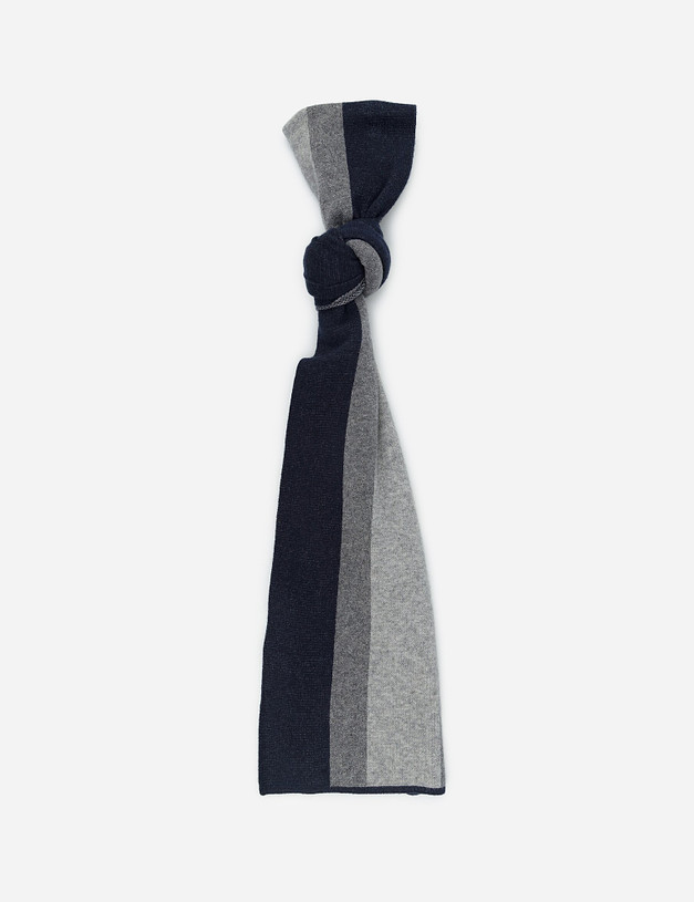 Серый мужской шарф MASCOTTE 730-0229-7510 | ракурс 1