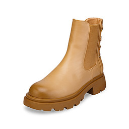 77-22WA-093SR Ботинки женские и.кожа/ворс.ткань беж, INSTREET