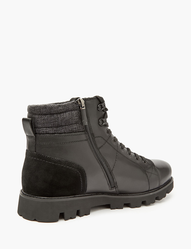 Черные мужские зимние ботинки MASCOTTE 58-3292631-3128M | ракурс 4