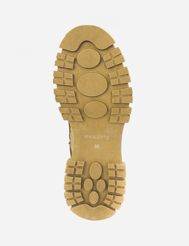 Женские ботинки коричневого цвета MASCOTTE 233-122631-3666M | ракурс 5