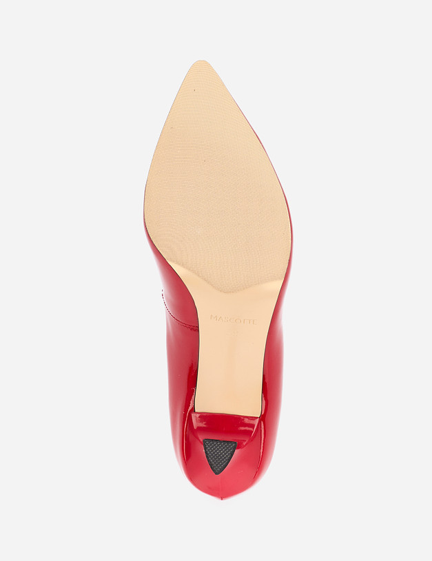 Красные лаковые женские туфли MASCOTTE 21-1224311-3711M | ракурс 5