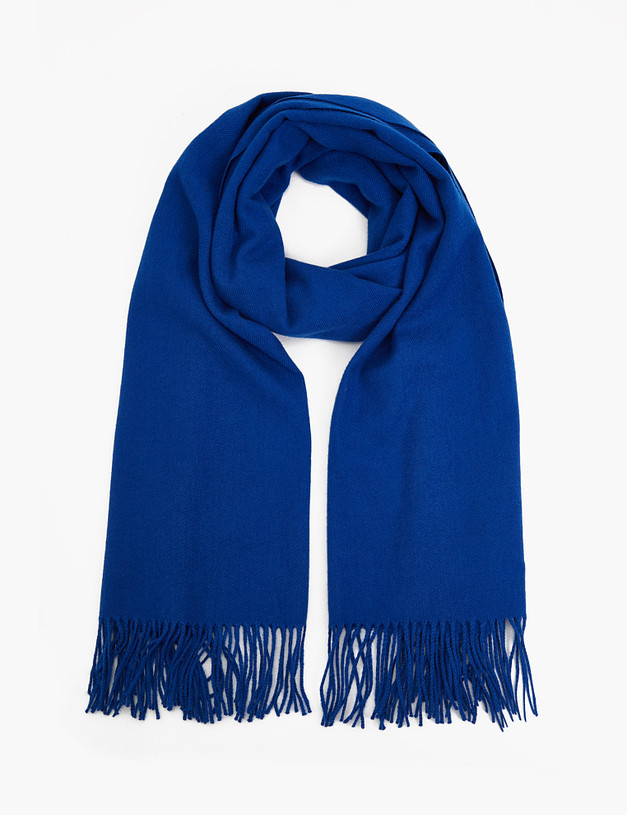 Синий женский шарф MASCOTTE 766-3210-2403 | ракурс 2